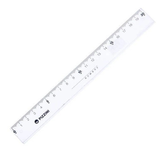 REGLA PLASTICA MEJICO 20cm (x uni)
